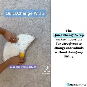 556K views · 1.6K reactions | QuickChange is here to transform incontinence care routines. Offering caregivers a reliable, easy-to-change wrap, it enhances comfort and preserves the dignity of those being cared for. | QuickChange Wrap | Facebook