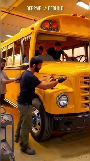 Abenden school bus repair