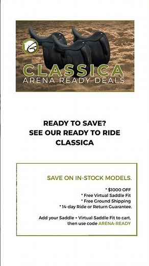 Arena Ready Classica Dressage Saddles - Deals On Now.