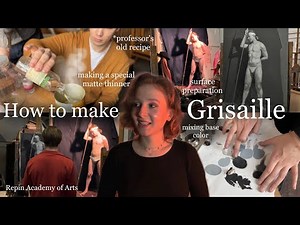 How to make grisaille?/old recipe for matte thinner/surface preparation/making base color and more