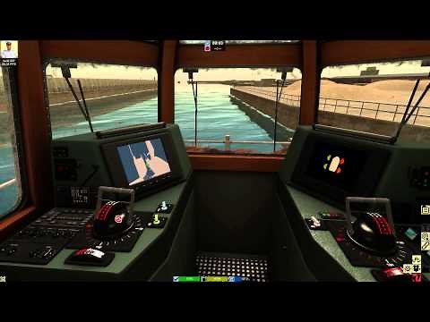 European Ship Simulator - Eight Minutes Of Internal Tug Gameplay (60 FPS)