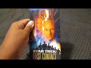Three Different Versions Of Star Trek First Contact VHS