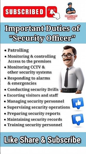 Security officer important duties| सिक्युरिटी ऑफिसर कि ड्युटीस | #shorts #tranding #security