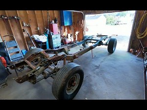 1969 C20 2wd to 4wd conversion, Frame in the shop/ Bee check, next chess move