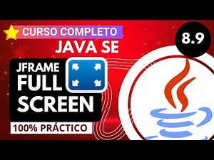 ♨️ 8.9 ► CÓDIGO para MAXIMIZAR VENTANA JFrame en JAVA ✅ 【CURSO DE JAVA DESDE CERO】
