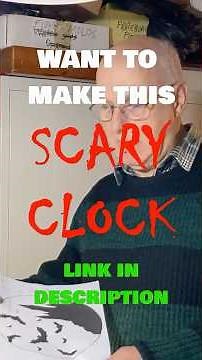 How to Make a Fused Glass Scary Clock, Video Tutorial