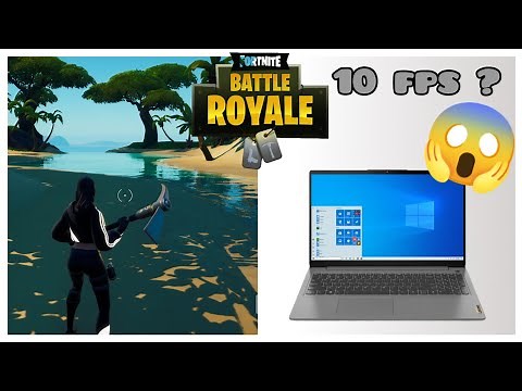 J'installe FORTNITE sur un PC PORTABLE et on le TEST ! (je suis surpris des performances !)