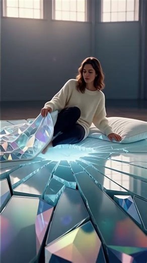 Relaxing ASMR Bed Jumping🛏️Cozy, Soft, & Visually Satisfying #satisfyingasmr #asmr #asmrvideo #relax