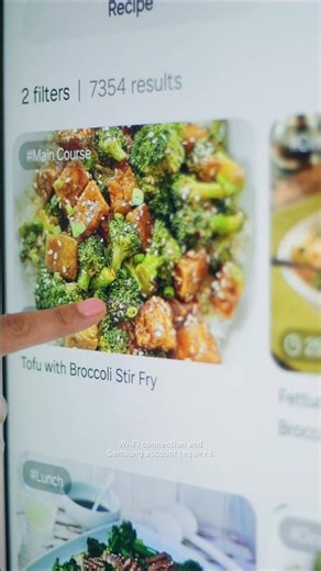Sunday meal prep glow up with Brook Caison and Samsung smart kitchen appliances.