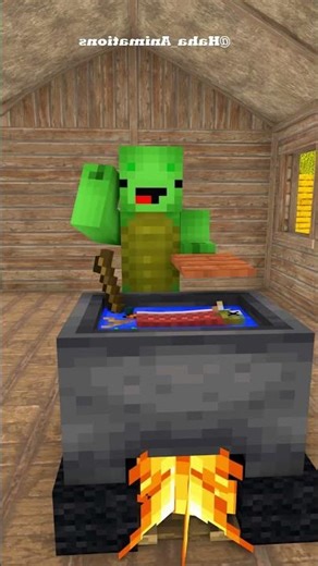 Mikey rescues a fish from dry water!