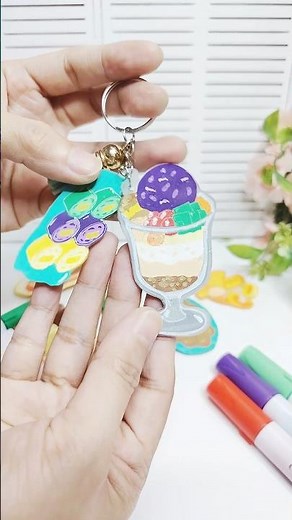 Make custom keychains with shrink plastic!
