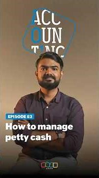 How to manage petty cash #accounting101