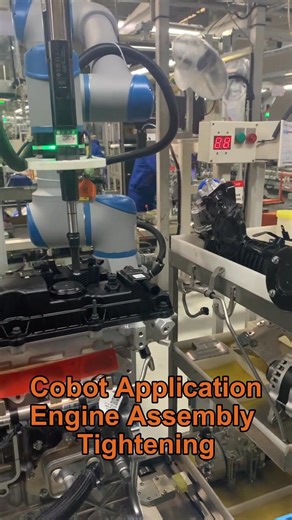Building Better Engines with Robots Tightening engine bolts all day is hard work. And if you get tired, you might make a mistake. Our EVST cobot takes over the heavy lifting. It tightens the engine assembly bolts perfectly every time. Your workers stay fresh, and your engines stay reliable. See how we help car factories improve quality. #EVST #CarFactory #Engine #Mechanic #Automation #Robotics | EVS Robotics