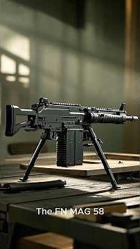 The FN MAG 58, also known as the M240, is a light machine gun