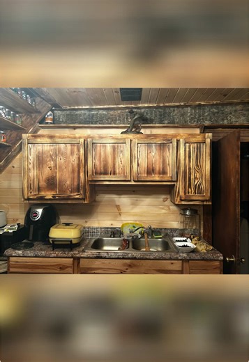 Restoration of BB Cabin's Stunning Kitchen Cupboards
