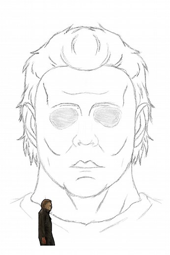 Easy Michael Myers Drawing Tutorial for Halloween | Step-by-Step Guide