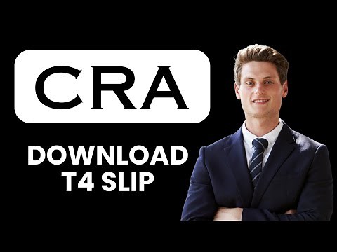 NEW! How to Download Your T4 Slip from CRA on Mobile (2025) 📄 | Access Tax Documents Easily