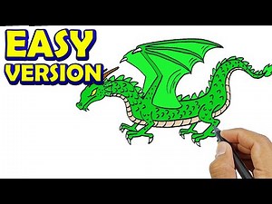 How to draw a dragon easy step by step simple step | Simple Drawing Tutorial For Beginners