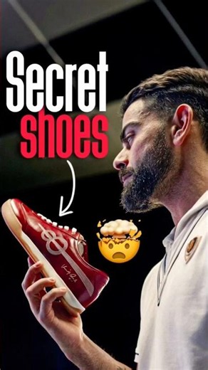 Secret Revealed! | Virat Kohli Brand New Special Red Shoes MRP Test Runs Mystery #Shorts