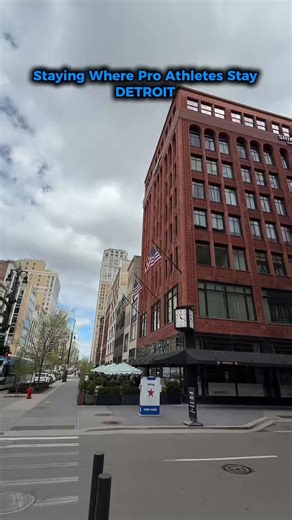 I stayed at the hotel Pistons visitors stay: The Shinola Hotel
