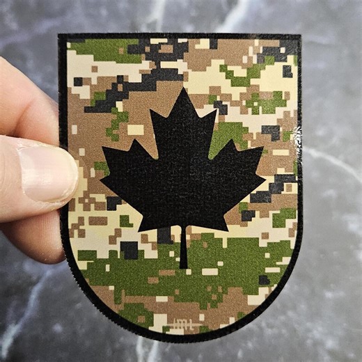 Canadian Army Cadpat-mt Vinyl Sticker - Canada Military Shield Laminated Decal - Etsy