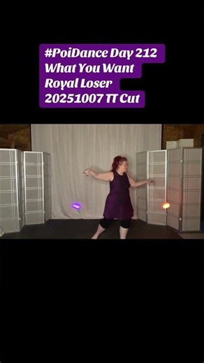 Poi Dance Day 212 What You Want Royal Loser 20251007 TT Cut #poi #PoiDance #FlowArts #PoiTutorial