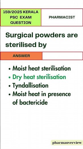 PSC Pharmacist Exam | Daily One MCQ/ With explanation