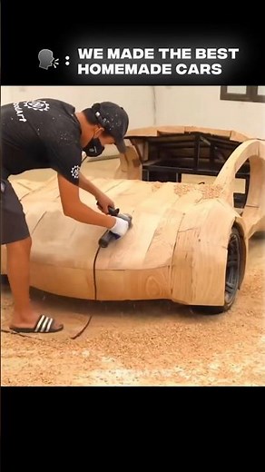 They made HOMEMADE Car from......😲