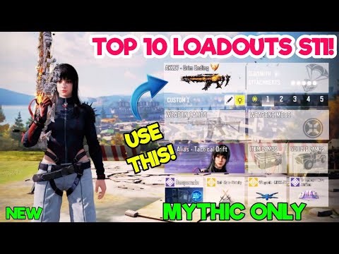 TOP 10 LOADOUTS in SEASON 11 of Cod Mobile | codm br best gunsmith | codm br best guns | codm br