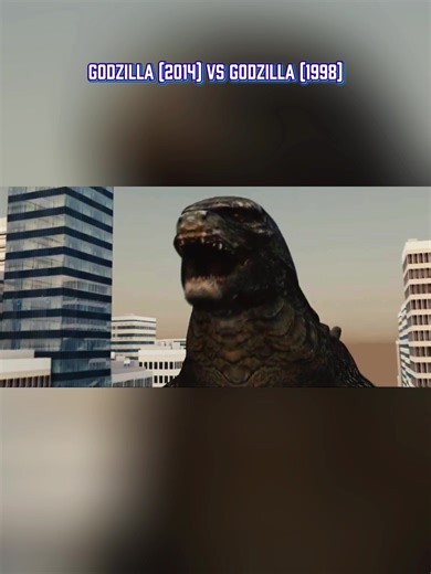 Godzilla (2014) VS Godzilla (1998) #godzilla #godzilla #fpy #animation #cartoonnetwork
