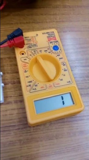 How to check capacitor through multimeter