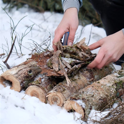 495K views · 5.1K reactions | Making Bed In Winter Forest | Crafty Panda | Facebook