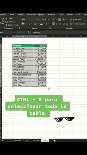 Convertir Tabla Vertical a Horizontal en Excel #excel #tips #excelpro