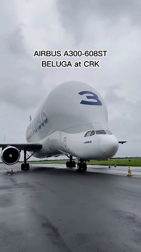 3.8K views · 1.9K reactions |  FIRST IN THE PHILIPPINES: Airbus Beluga lands at CRK! The Airbus A300-608ST, aka the Beluga, landed at Clark International Airport on Thursday evening. ✈️ #ClarkInternationalAirport #ThisIsOurAirport #YourGatewayToMore #CRK #LIPAD #ClarkAirport #ClarkNaTayo #CloserToWhatMattersMost | Clark International Airport | Facebook