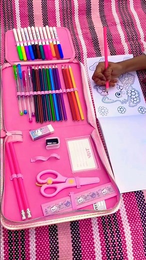 🎨MINI Colour Box✨Hello Kitty🐱#compass #shorts #stationery