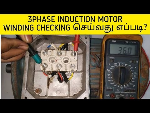 3 PHASE INDUCTION MOTOR WINDING CHECKING