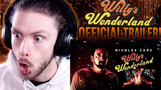 Reacting to Willy’s Wonderland Horror Movie Trailer