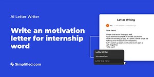 Generate motivation letter for internship word