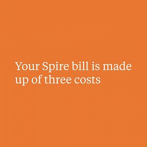 If you have questions about what goes into your monthly Spire bill, we're here to break it down for you. Learn more. https://bit.ly/3HAWLrH | Spire