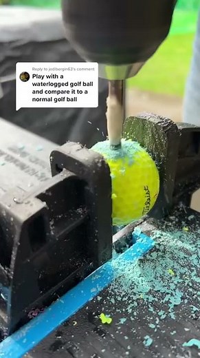 Father VS Son - Water Filled Golf Ball On A Par 4
