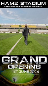 Grand Opening of Hamz Stadium Nakivubo.. This 1st .June .24, come we celebrate Uganda's success of attaining another marvelous pitch.. 🏀🏈 ⚽ | John Blaq