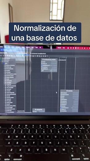 Normalización de una base de datos #programming #programacion #viral #fyp #parati