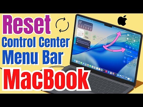 How to Reset Control Center and Menu Bar on MacBook (macOS Tahoe)