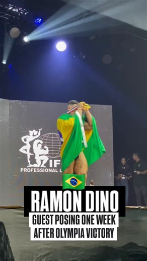 Ramon is Portuguese for ROCKSTAR! The newly crowned Classic Physique Olympia champion putting on a SHOW for his adoring fans in his native Brazil, one week after winning the 2025 Classic Physique Olympia title. 🎥 @ratosdeacademiaoficial | RXMuscle.com