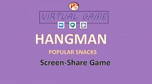 Hangman Virtual Screenshare Game - Zoom - Virtual Party Games- Fun Family and Friends Games-quarantine Game Night- Team Zoom Meetings - Etsy
