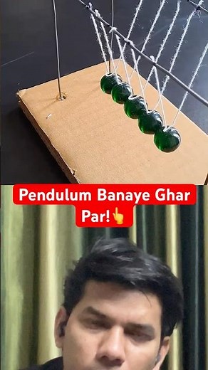 How to Make Pendulum at Home Easily! ⏳ | Simple DIY Science Experiment #diy #how #howto #home #short