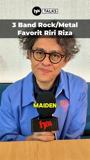 "Harusnya kamu nanya 10," kata Mas Riri seusai take video ini. Riri Riza memang dikenal sebagai sutradara film, tetapi ia juga pecinta musik rock. Ketika diminta sebut 3 band rock favoritnya, tak sulit buat dirinya untuk memberi tau HAI. Film terbaru Riri Riza "Rangga dan Cinta" akan tayang pada 2 Oktober mendatang. | HAI