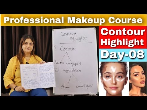 How to do CONTOURING AND HIGHLIGHT step by step | Professional Makeup Course - sumansi Sahgal
