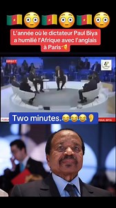 1.4K reactions · 195 shares | 亮Imaginez un débat entre PAUL BIYA et MAURICE KAMTO en anglais et en français  | Talibans Corbeau Jsk | Facebook