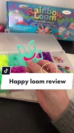 Happy loom review!! #happyloom #rainbowloom #bringrainbowloomback #fyp